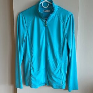 Greg Norman Collection Blue Ski Jacket Performance Fit